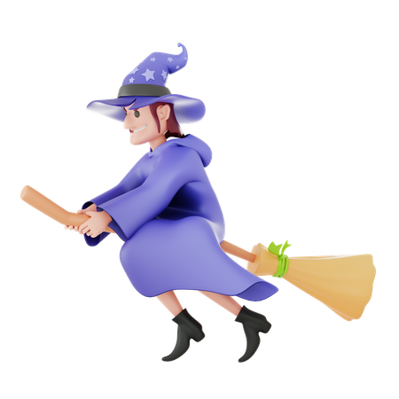 Halloween Witch  3D Icon