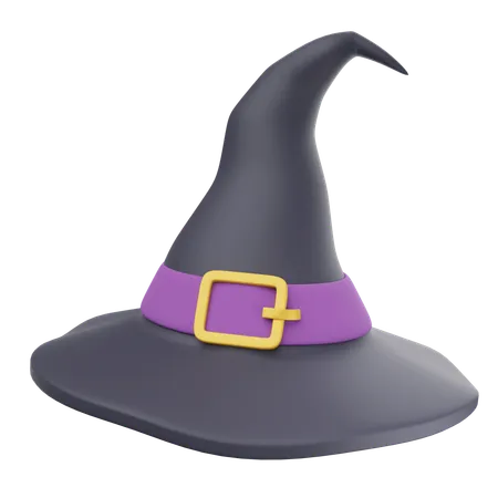 Halloween witch hat  3D Icon