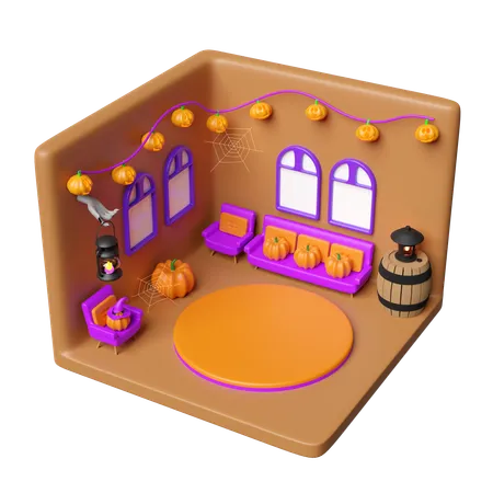 Halloween-Zimmer  3D Icon