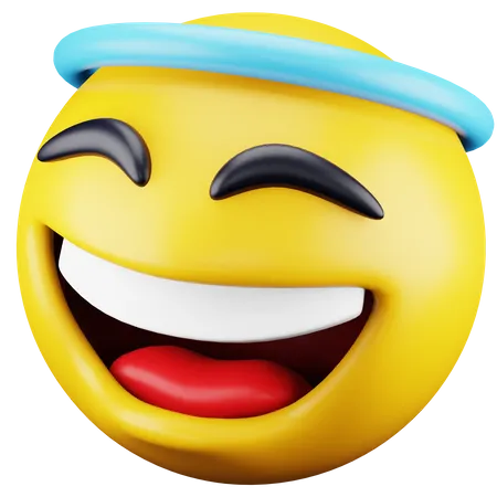 Halo Emoji 3D Icon