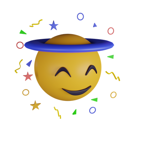 Halo emoji  3D Icon