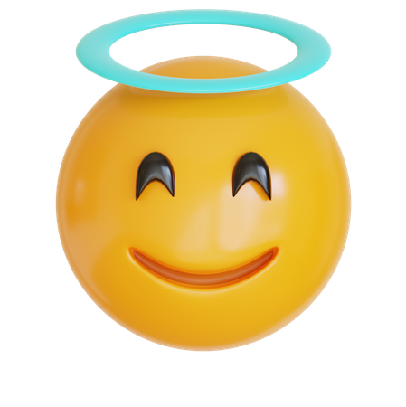 Halo Face  3D Icon