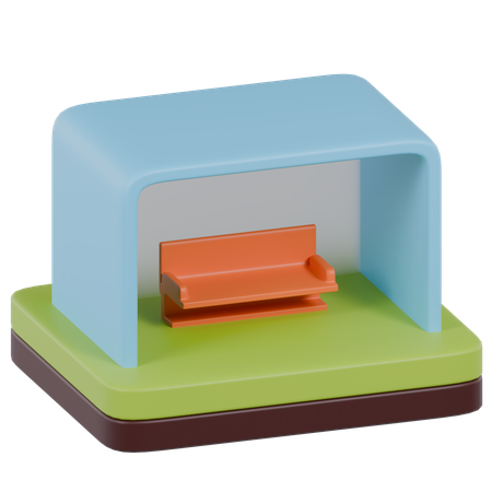Halte  3D Icon