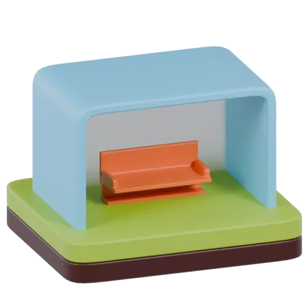 Halte  3D Icon