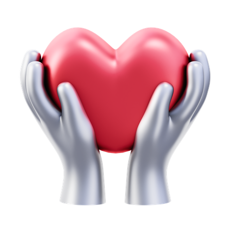 Halte dein Herz fest  3D Icon