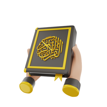 Den Koran halten  3D Icon