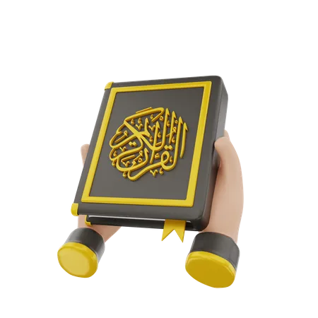 Den Koran halten  3D Icon