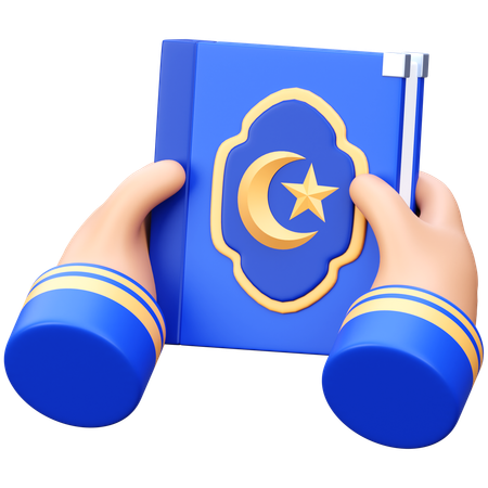 Den Koran halten  3D Icon