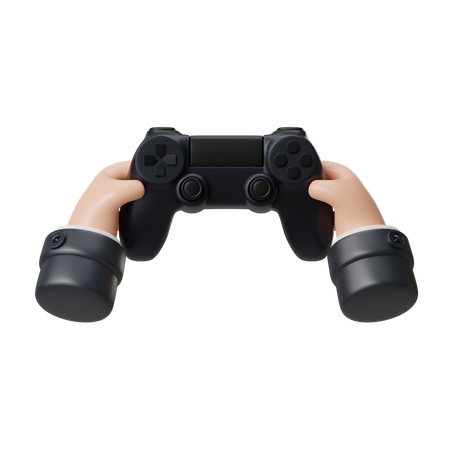 Halten der Gamepad-Controller-Geste  3D Icon