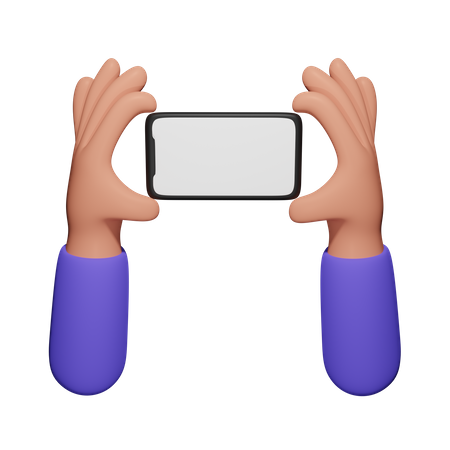 Handy halten  3D Icon