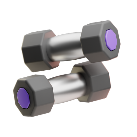 Haltère  3D Icon
