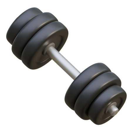 Haltère  3D Icon