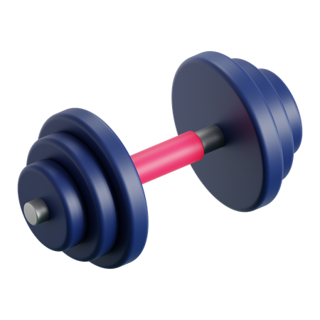 Haltère  3D Icon