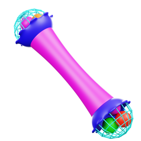 Brinquedo de haltere  3D Icon