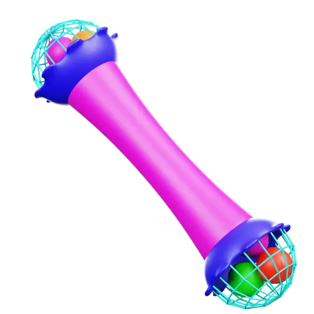 Brinquedo de haltere  3D Icon