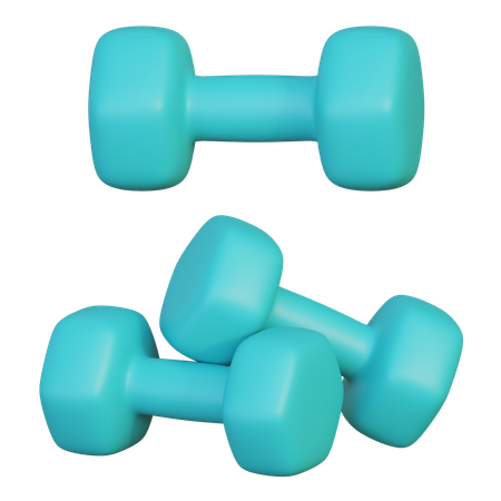 Haltères  3D Icon