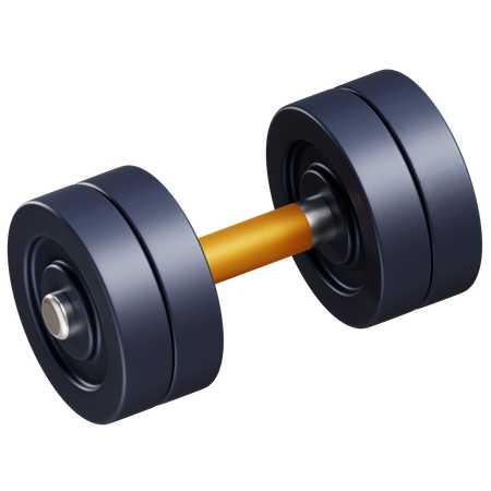 Haltère de musculation  3D Icon