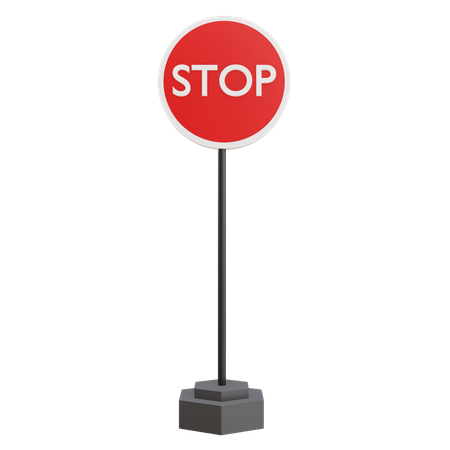 Stoppen  3D Icon