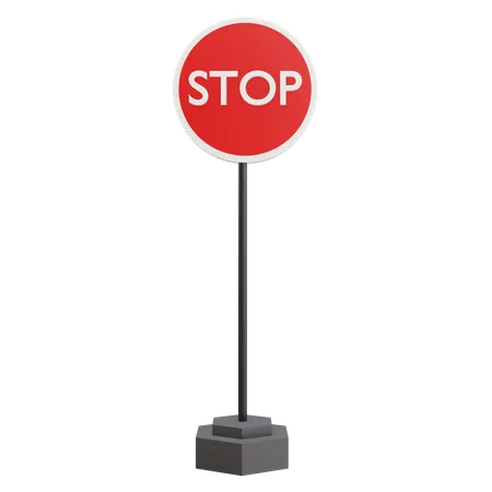 Stoppen  3D Icon