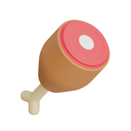 Ham  3D Icon