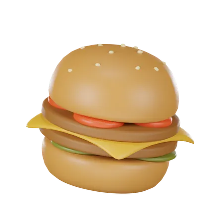 Burger  3D Icon