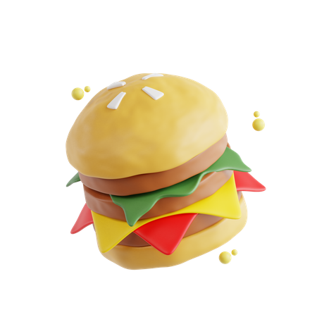 Burger  3D Icon