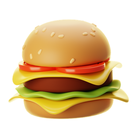 Burger  3D Icon