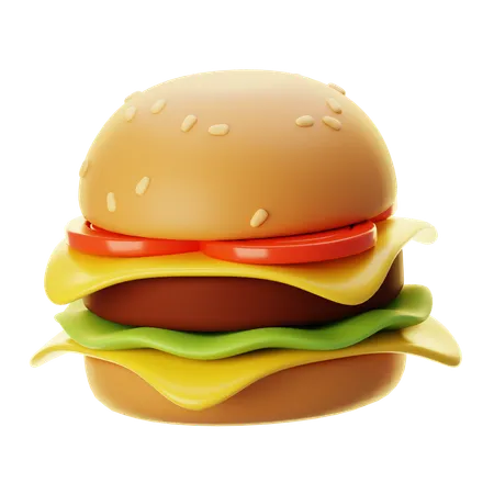 Burger  3D Icon