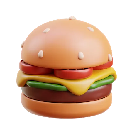 Burger  3D Icon