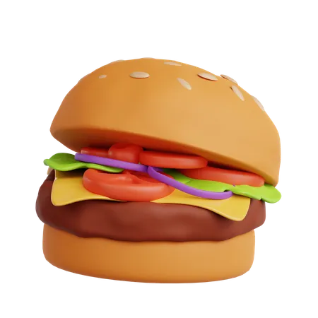 Burger  3D Icon