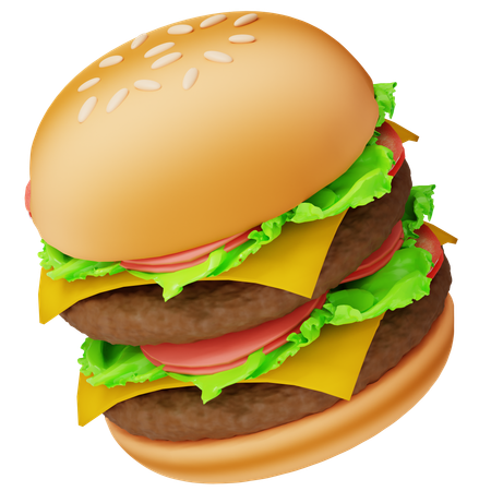 Burger  3D Icon