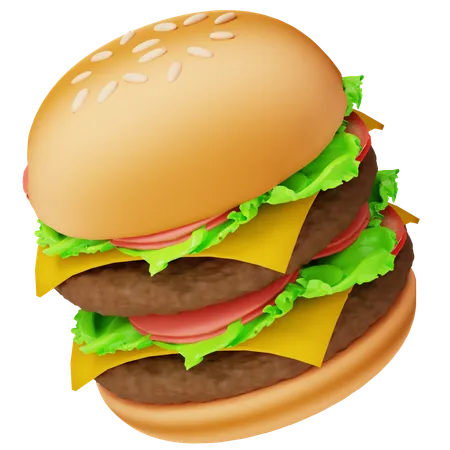 Burger  3D Icon