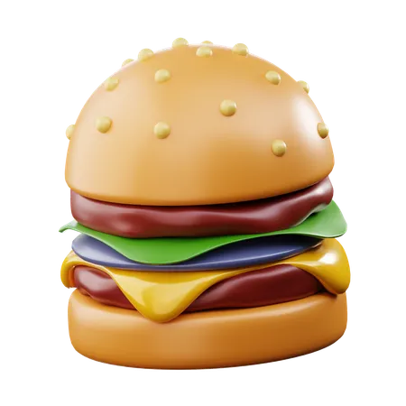 Burger  3D Icon