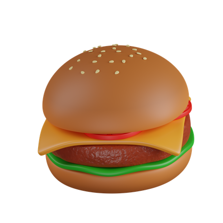 Burger  3D Icon