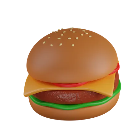 Burger  3D Icon