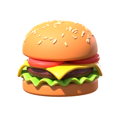 Burger  3D Icon