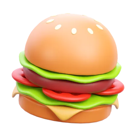 Burger  3D Icon