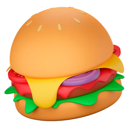 Burger  3D Icon