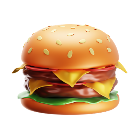 Burger  3D Icon