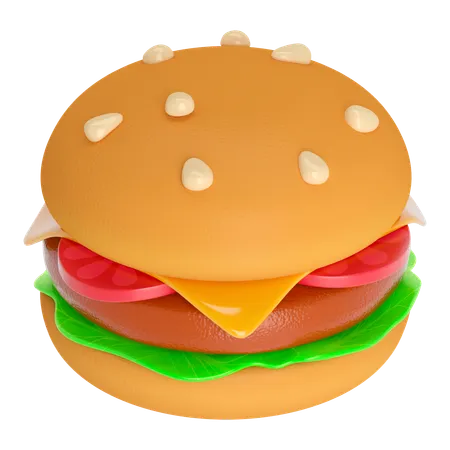 Hamburger  3D Icon