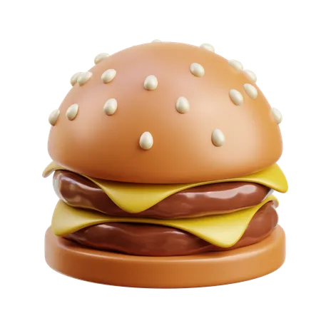 Burger  3D Icon