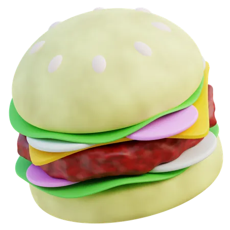 Burger  3D Icon