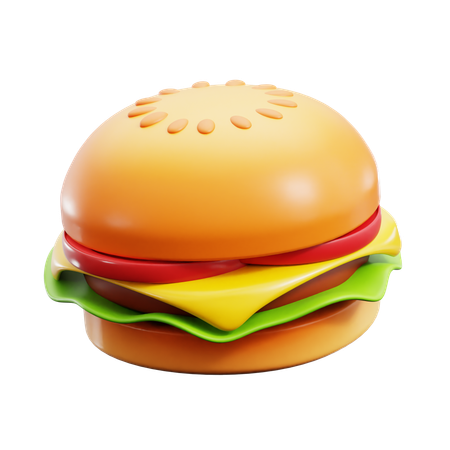 Burger  3D Icon