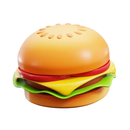 Burger  3D Icon