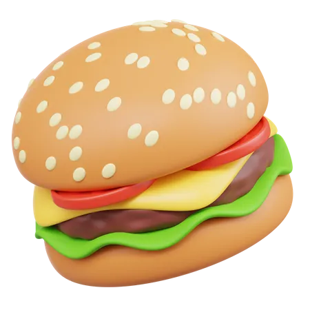 Burger  3D Icon