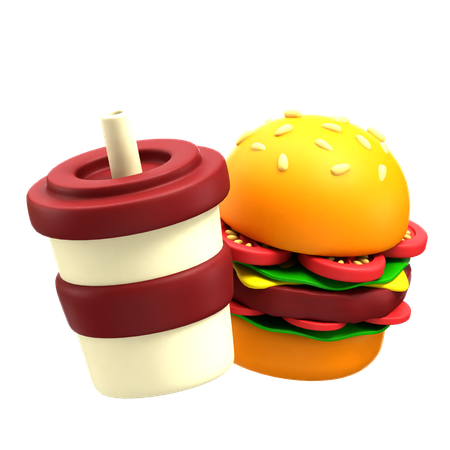 Burger  3D Icon