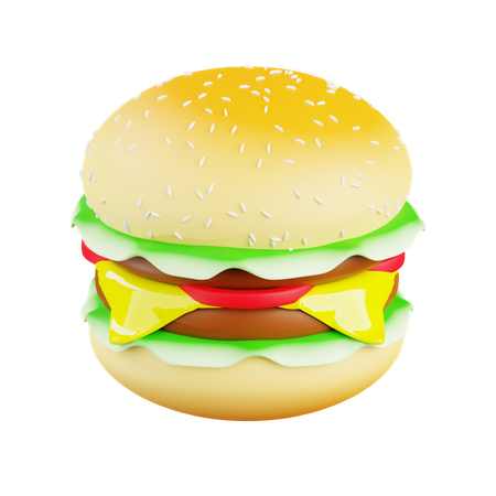 Burger  3D Icon