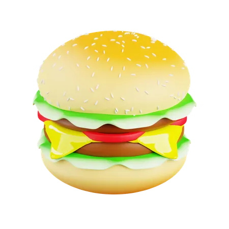 Burger  3D Icon