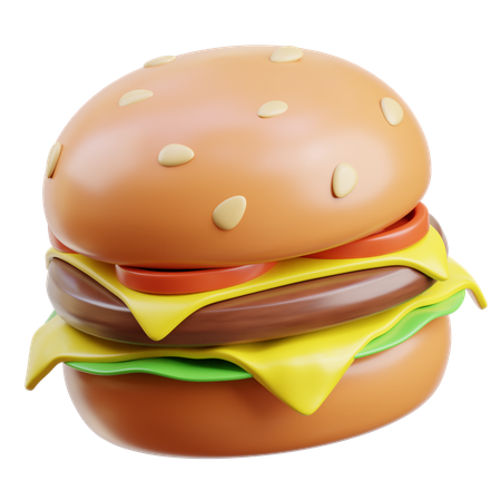 Burger  3D Icon