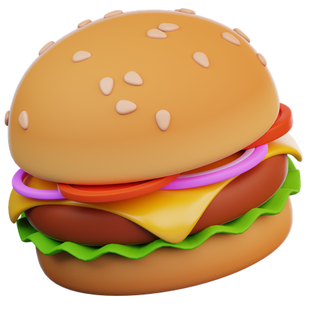 Burger  3D Icon